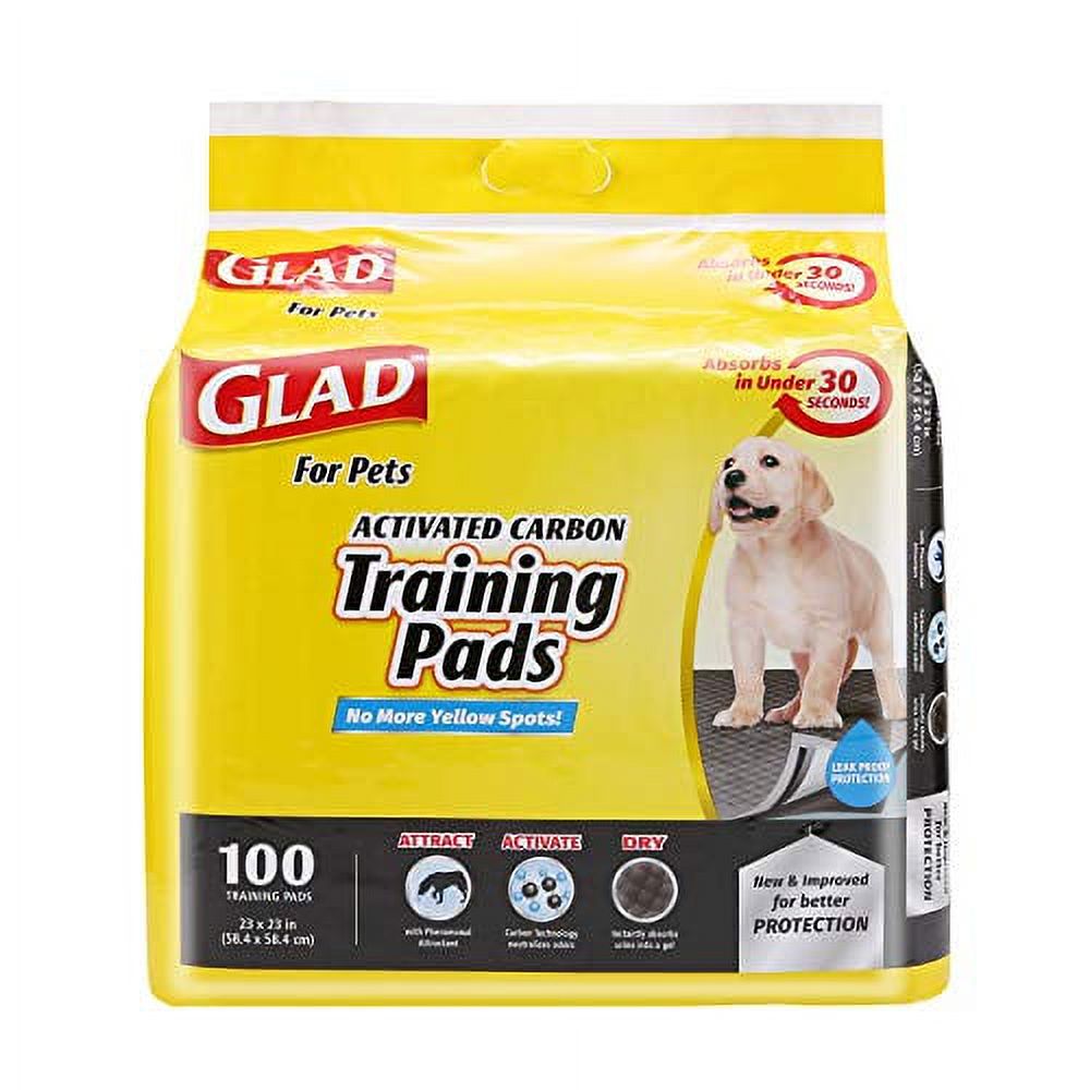 Glad for Pets Black Charcoal Puppy Pads Puppy Potty Training Pads