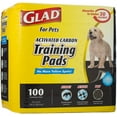 thumbnail image 1 of Glad for Pets Black Charcoal Puppy Pads | Puppy Potty Training Pads That Absorb & NEUTRALIZE Urine Instantly | New & Improved Quality, 100 Count, 1 of 5