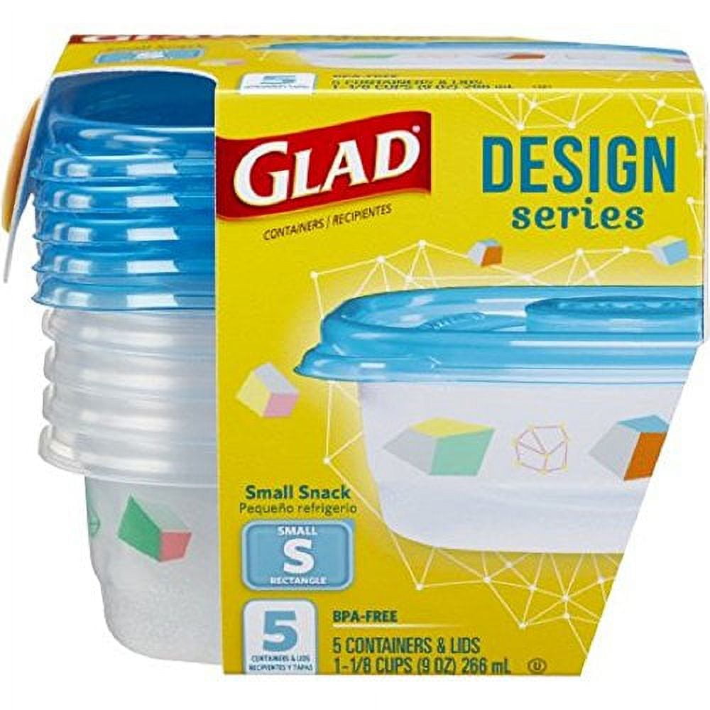 Glad for Kids Sesame Street GladWare Small Lunch Square Food Storage  Containers with Lids | 9 oz Kid…See more Glad for Kids Sesame Street  GladWare