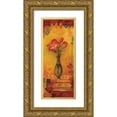 thumbnail image 1 of Gladding, Pamela 10x18 Gold Ornate Wood Framed with Double Matting Museum Art Print Titled - Bud Vase II, 1 of 4