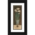 thumbnail image 1 of Gladding, Pamela 11x24 Black Ornate Wood Framed with Double Matting Museum Art Print Titled - Petit Jardin I, 1 of 4