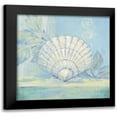 thumbnail image 1 of Gladding, Pamela 12x12 Black Modern Framed Museum Art Print Titled - Tranquil Seashell IV, 1 of 5