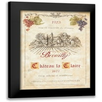 Gladding, Pamela 12x14 Black Modern Framed Museum Art Print Titled - Brouilly