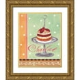 thumbnail image 1 of Gladding, Pamela 12x14 Gold Ornate Wood Framed with Double Matting Museum Art Print Titled - Mint Chocolate, 1 of 4