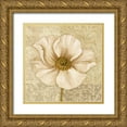 thumbnail image 1 of Gladding, Pamela 15x15 Gold Ornate Wood Framed with Double Matting Museum Art Print Titled - Soft Bloom I, 1 of 4