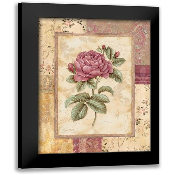 Gladding, Pamela 15x18 Black Modern Framed Museum Art Print Titled - Provence Rose I
