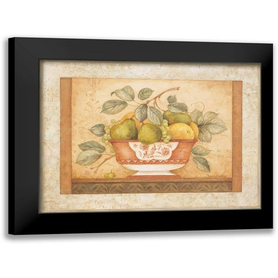 Gladding, Pamela 18x15 Black Modern Framed Museum Art Print Titled - Frutta Alla Siena I