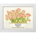 thumbnail image 1 of Gladding, Pamela 18x15 White Modern Wood Framed Museum Art Print Titled - Imperial Tulips Horizontal, 1 of 4