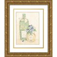 thumbnail image 1 of Gladding, Pamela 19x24 Gold Ornate Wood Framed with Double Matting Museum Art Print Titled - Chamomile, 1 of 4