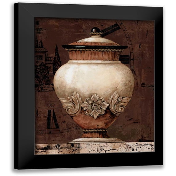 Gladding, Pamela 20x24 Black Modern Framed Museum Art Print Titled - Timeless Urn I