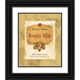 thumbnail image 1 of Gladding, Pamela 20x24 Black Ornate Wood Framed with Double Matting Museum Art Print Titled - Beaujolais Village, 1 of 4