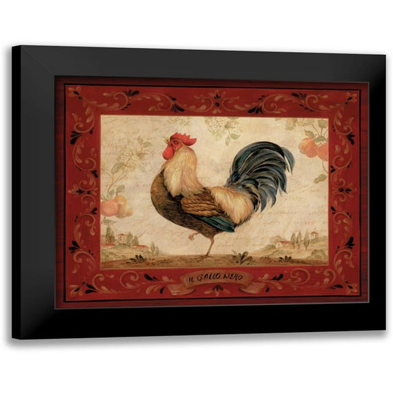 Gladding, Pamela 24x20 Black Modern Framed Museum Art Print Titled - Gallo Nero