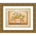 thumbnail image 1 of Gladding, Pamela 32x25 Gold Ornate Wood Framed with Double Matting Museum Art Print Titled - Frutta Alla Siena I, 1 of 4