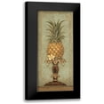 thumbnail image 1 of Gladding, Pamela 8x14 Black Modern Framed Museum Art Print Titled - Pineapple and Pearls II, 1 of 5