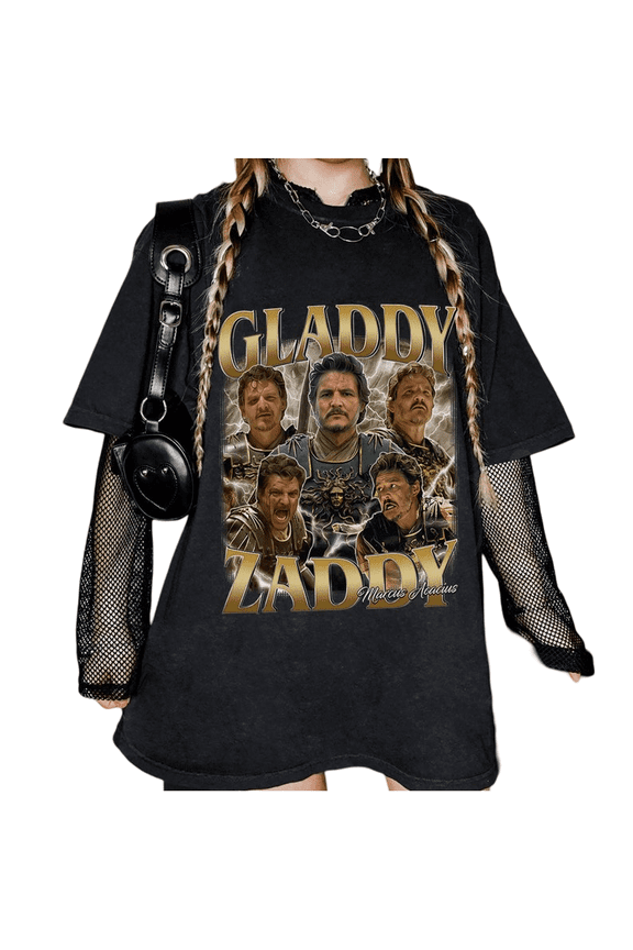 Gladdy Zaddy Pedro Pascal Gladiator 2 Shirt Pedro Pascal Shirt Gladiator Movie Shirt
