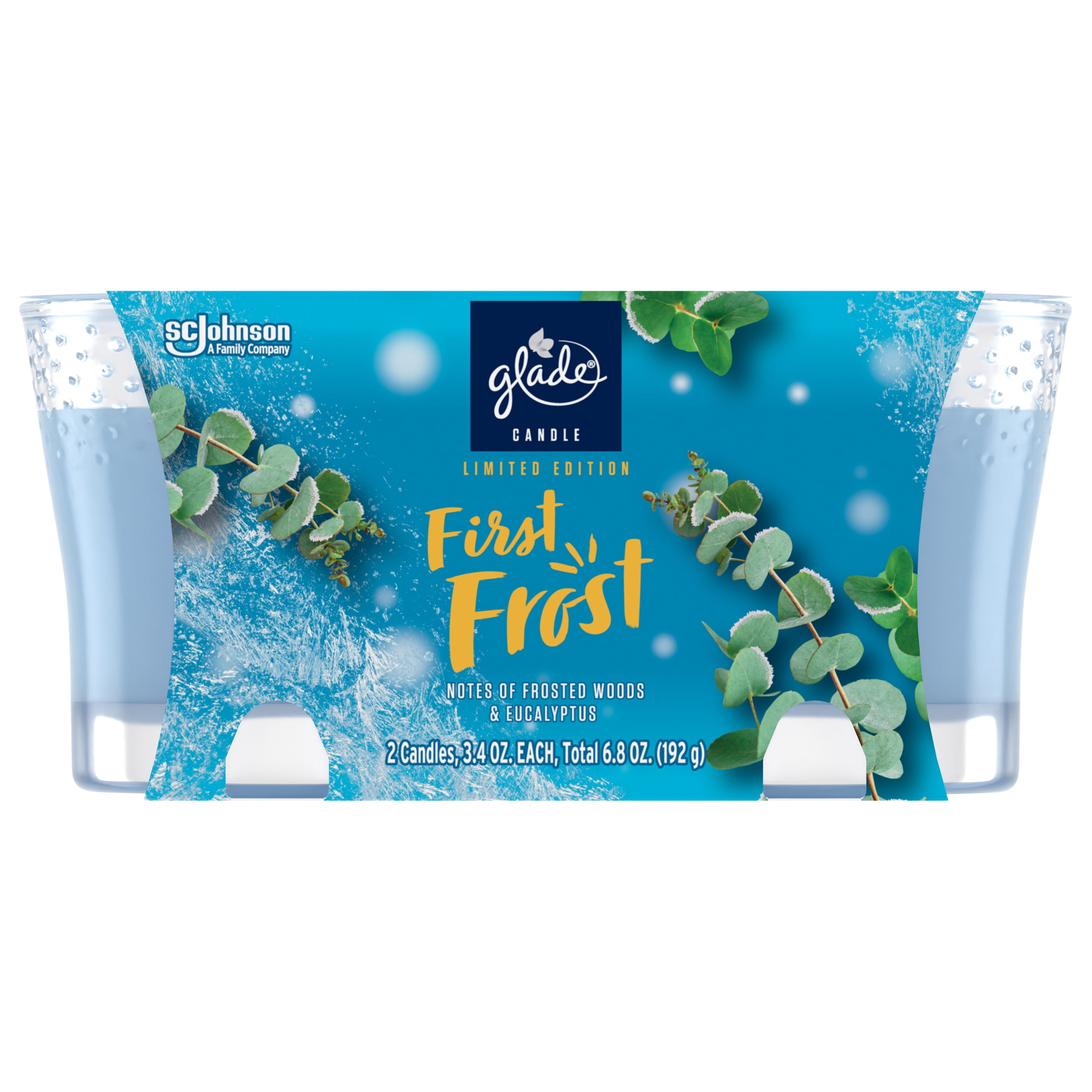 First Frost Winter White Scented Jar Candle Set