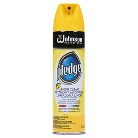 Glade 13.8 oz Furniture Polish, Lemon Aerosol - 6 Per Case