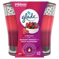 thumbnail image 1 of Glade 2in1 Jar Candle 1 CT, Radiant Berries & Wild Raspberry, 3.4 OZ. Total, Air Freshener, 1 of 13