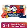 thumbnail image 1 of Glade 2in1 Single Wick Candles, Hawaiian Breeze + Vanilla Passionfruit, 8.16 oz, 1 of 5