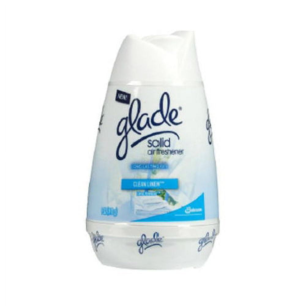 Glade 71689 Solid Air Freshener, Clean Linen, 6 Oz, Each