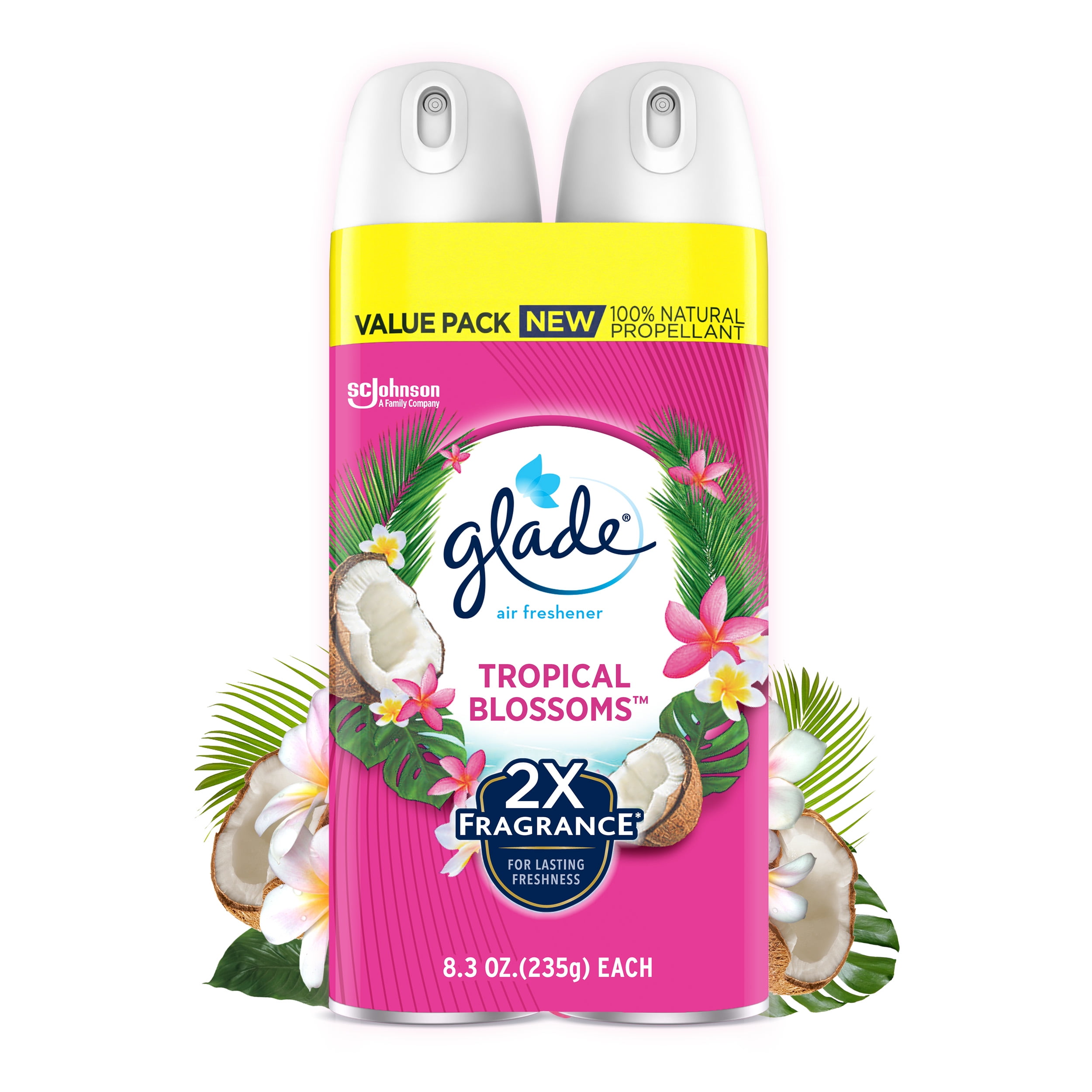 Glade® Aerosol Spray Air Freshener Exotic Tropical Blossoms Scent Infused  with Essential Oils, 8.3 oz - Kroger