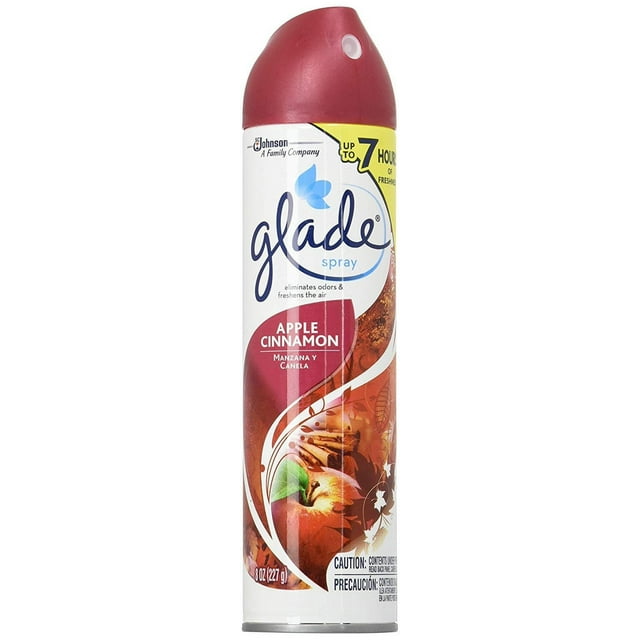Glade Air Freshener Aerosol SprayApple Cinnamon8 oz