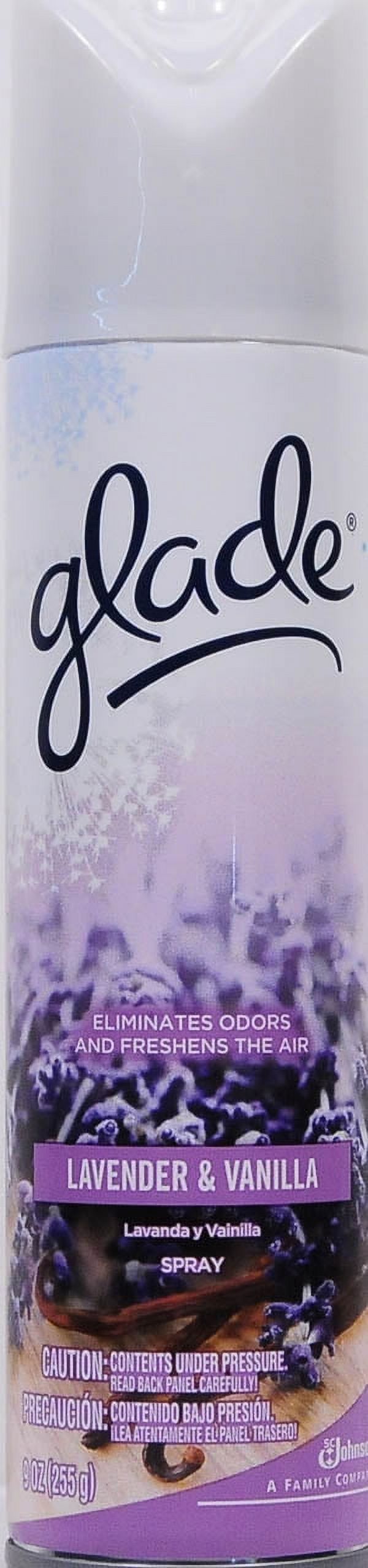Glade Air Freshener, Lavender & Vanilla, 9.0 Oz.