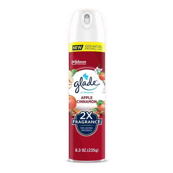 Glade Air Freshener Room Spray Apple Cinnamon 8.3 oz (Pack of 6)