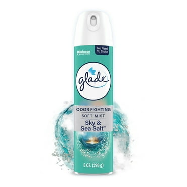 Glade Air Freshener Spray Infused with Essential Oils, Sky & Sea Salt, 8 oz