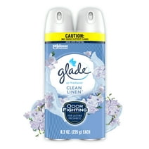 Glade Air Freshener Spray, Mothers Day Gifts, Clean Linen Scent, Fragrance Infused with Essential Oils, 8.3 oz, 2 Pack