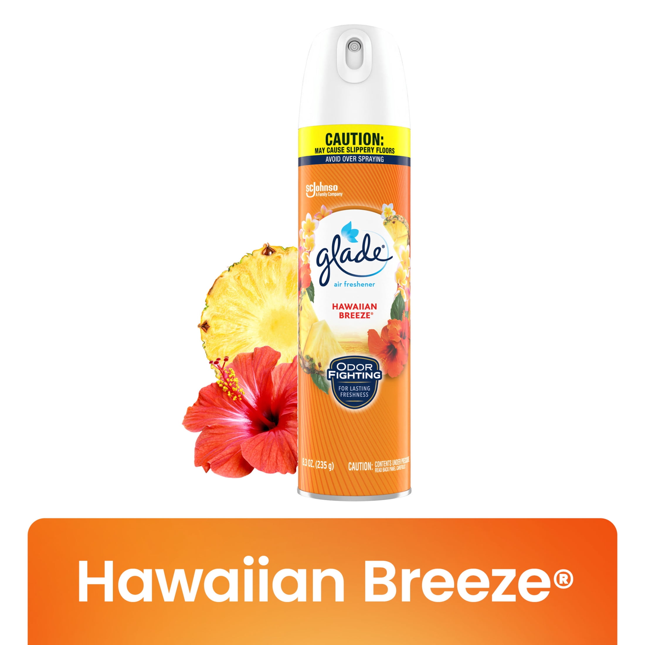 Glade Air Freshener Spray, Hawaiian Breeze Scent, Fragrance Infused with Essential Oils, 8.3 oz