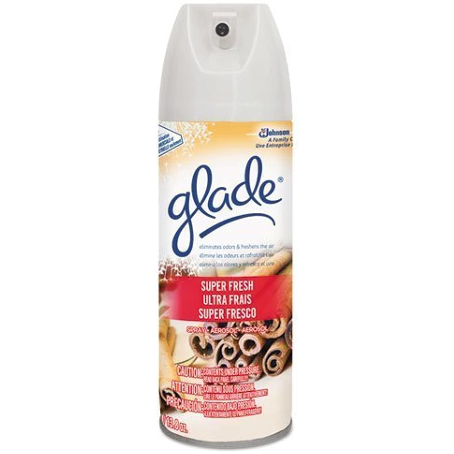 Glade Air Freshener, Super Fresh Scent, Aerosol, 13.8Oz Includes 12