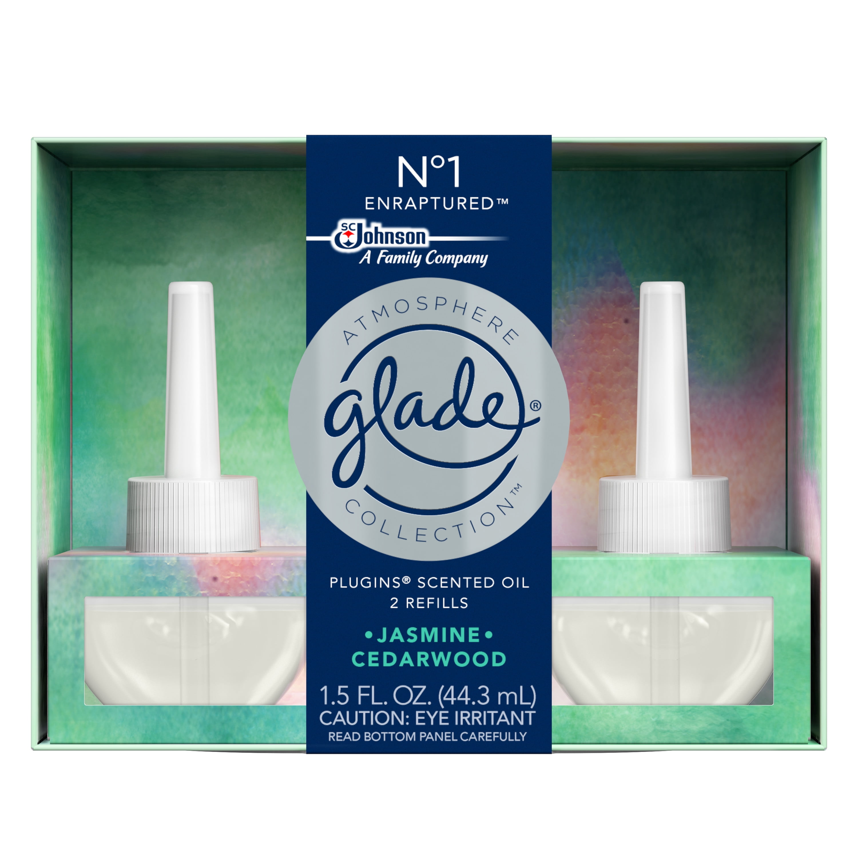 Glade Atmosphere Collection PlugIns Scented Oil Air Freshener Refill, No 1 Enraptured, 2 refills, 1.5 Fluid Ounces