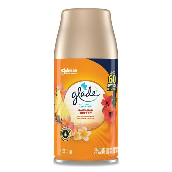 Glade 375368 6.2 oz. Automatic Air Freshener - Hawaiian Breeze (6/Carton)