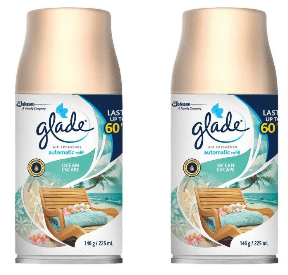 Glade Automatic Spray Air Freshener Ocean Escape 6.2 oz/269 ml. ( Pack
