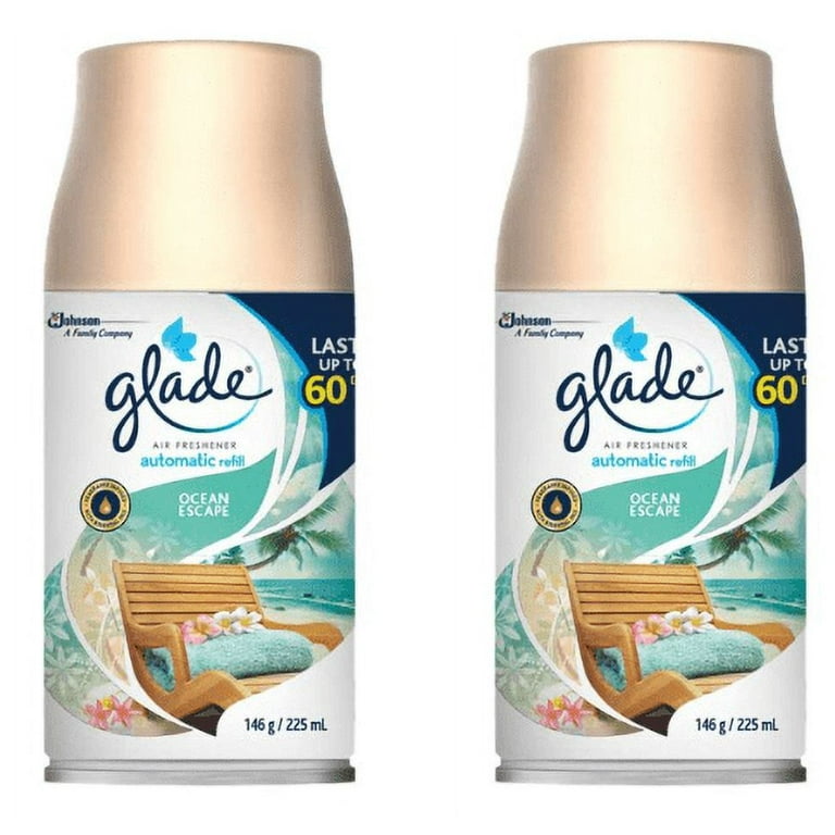 Glade Automatic Spray Air Freshener Ocean Escape 6.2 oz/269 ml. ( Pack of 2  )