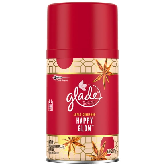 Glade Automatic Spray Air Freshener Refill, Happy Glow, 6.2 Oz