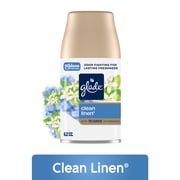 Glade Automatic Spray Refill, Mothers Day Gifts, Air Freshener Infused with Essential Oils, Clean Linen, 6.2 oz, 1 Count