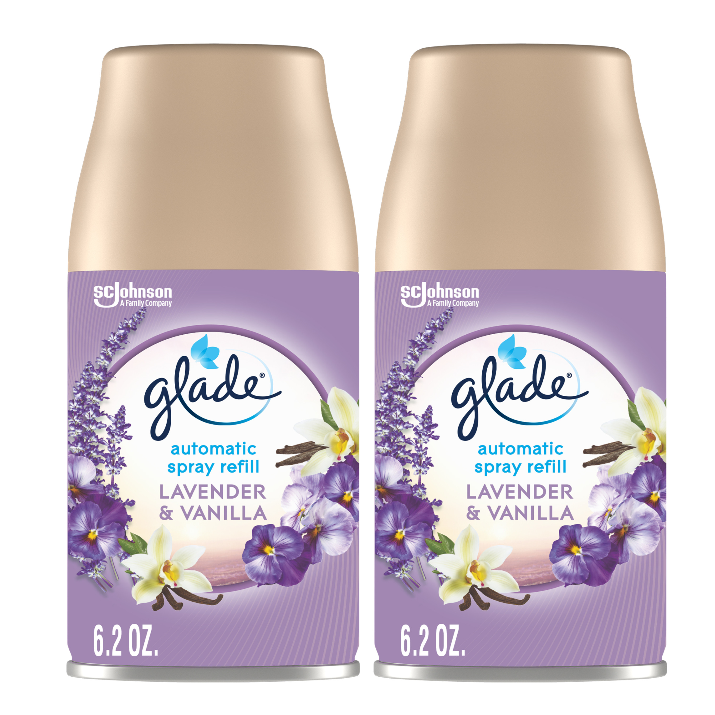 Glade Solid Air Freshener, Lavender & Peach Blossom, 6 oz