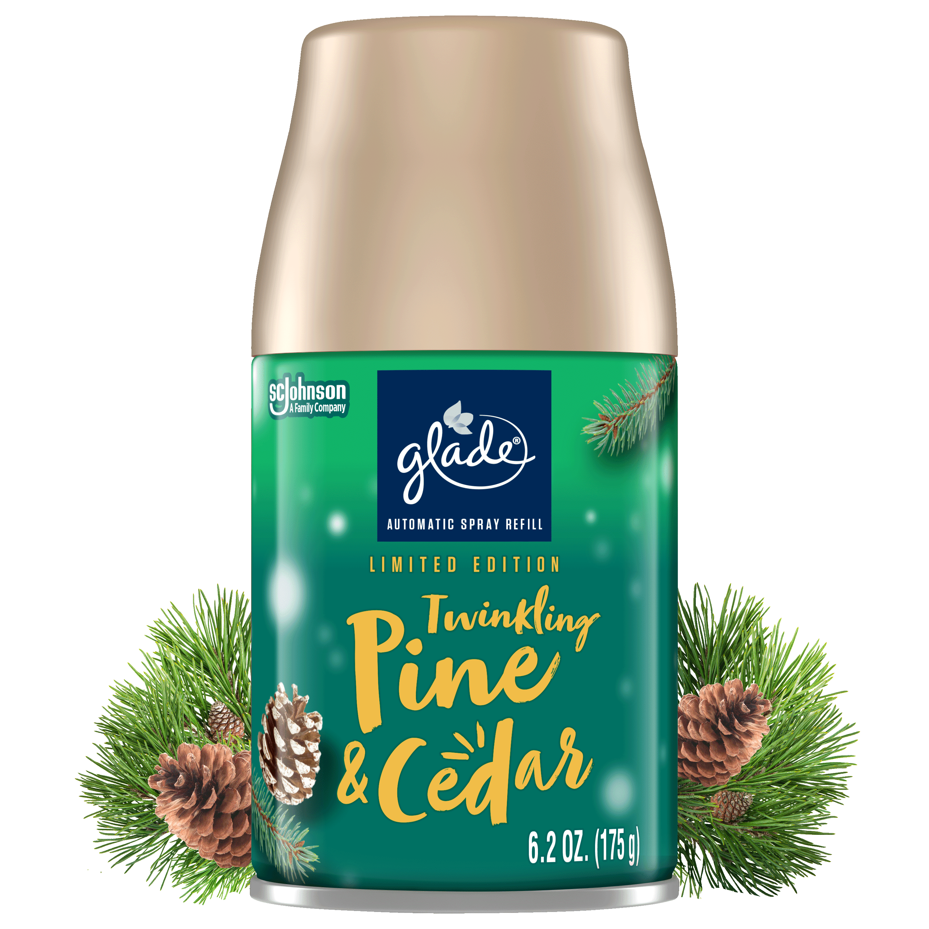 2 Pc Pine Tree Air Freshener Spray Odor Eliminator Holiday