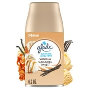 Glade Automatic Spray Refill, Air Freshener, Vanilla Caramel Twist, Fragrance Infused with Essential Oils, 6.2 oz