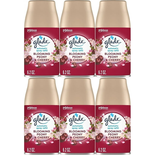 Glade Automatic Spray Refill , Blooming Peony & Cherry, Air Freshener
