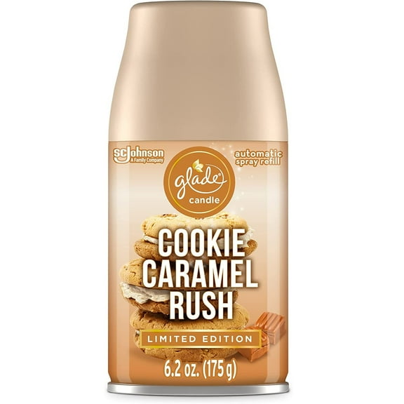 Glade Automatic Spray Refill, Cookie Caramel Rush, 6.2 Oz