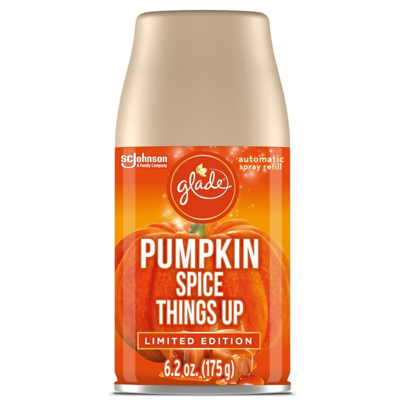 Glade Automatic Spray Refill, Pumpkin Spice Things Up, Large, 6.2 oz