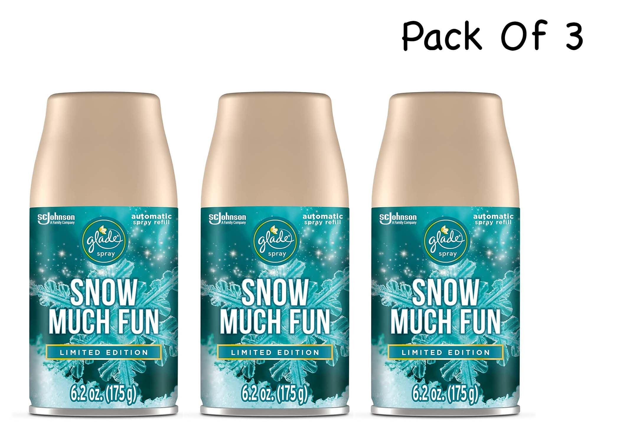 Glade Automatic Spray Refill, Snow Much Fun Air Freshener 6.2 Oz Pack