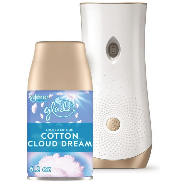 Glade Kit with Automatic Fragrance Sprayer, Air Freshener Spray Refill