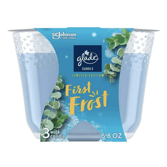 Glade Candle 3w First Frost 6.8oz