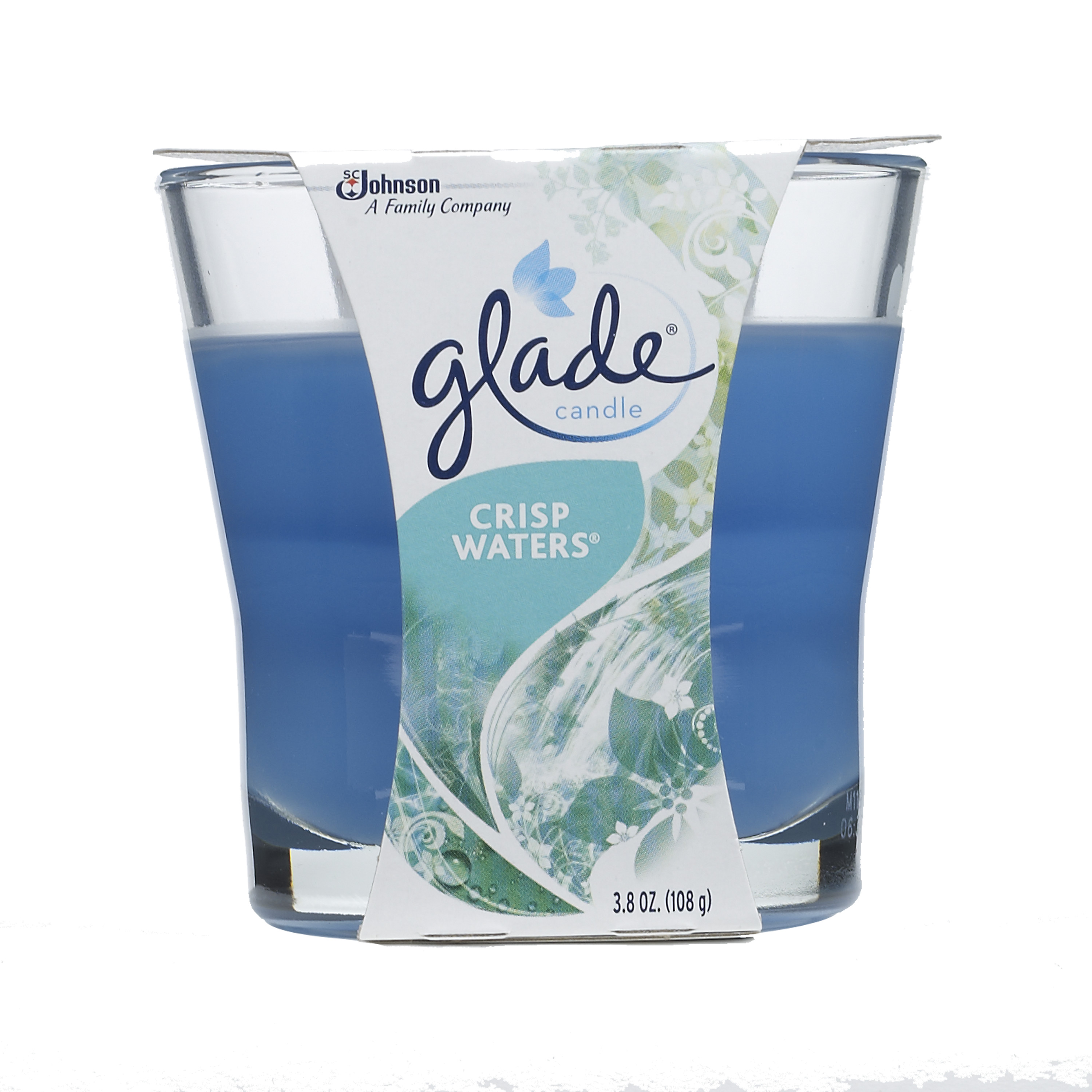 Glade Candle, Crisp Waters, 3.8 oz.