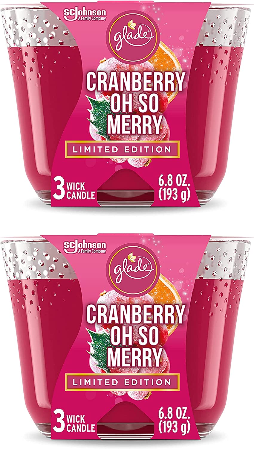 Glade Candle, Fragrance Candle Infused with Essential Oils, Air