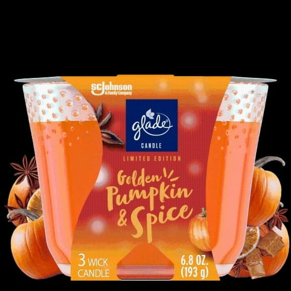 Glade Candle Limited Edition - Golden Pumpkin & Spice
